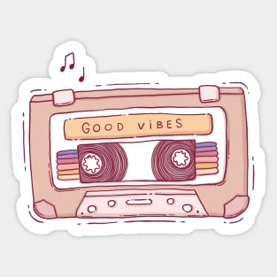 Good Vibes Mixtape Sticker